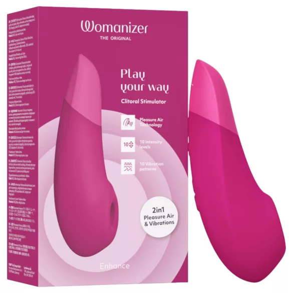 Womanizer Enhance - въздушно-вълнов стимулатор за клитор (розов)