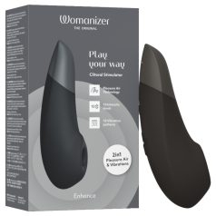   Womanizer Enhance - въздушен клиторен стимулатор (черен)