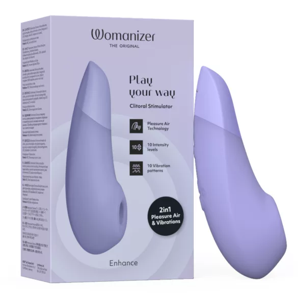 Womanizer Enhance - въздушно-вълнов клиторстимулатор (лилав)