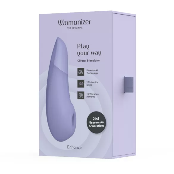 Womanizer Enhance - въздушно-вълнов клиторстимулатор (лилав)
