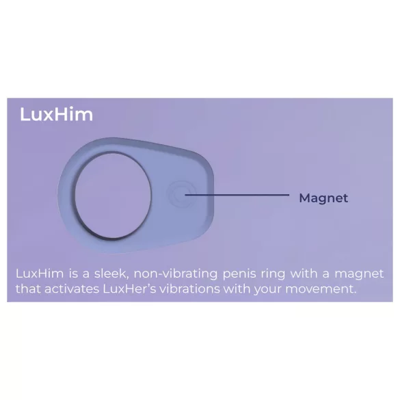 LUXUS Climax Together by Kiiroo - магнитен, управляван чрез приложение вибратор за двойки, комплект