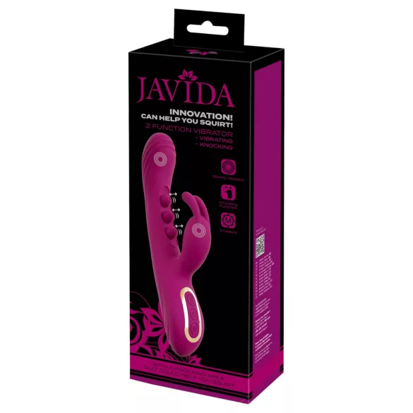 Javida - вибратор с топчета и стимулатор за клитор - лилав