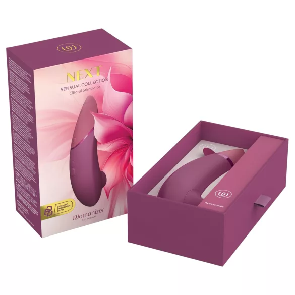 Womanizer Next - стимулатор за клитор с въздушни вълни - акумулаторен - розов