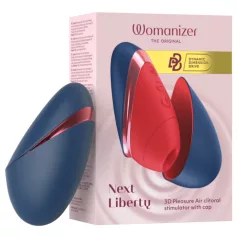   Womanizer Next Liberty - въздушно-вълнов стимулатор за клитор (син)