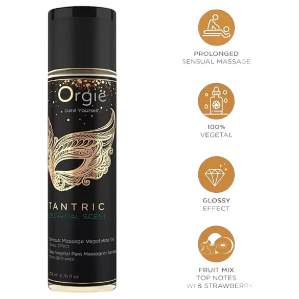 Orgie Tantric Celestial - масажно олио за сетивна наслада - 200ml
