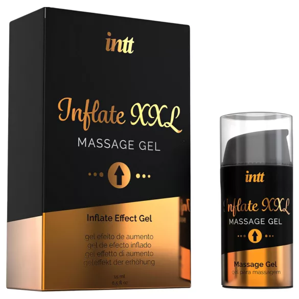 intt Inflate XXL - масажен гел за уголемяване на пениса (15 ml)