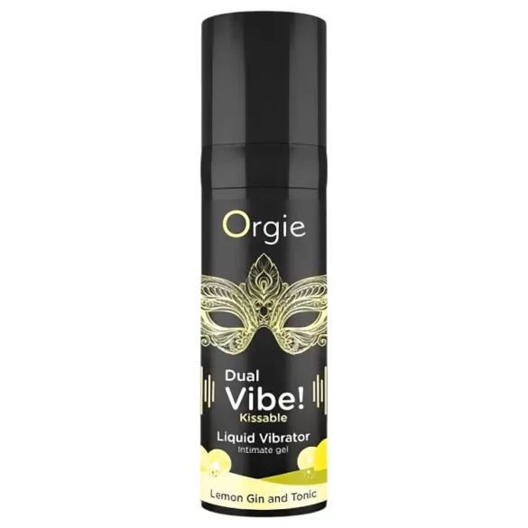 Orgie Dual Vibe - унисекс течен вибратор - Gin Tonic (15 ml)