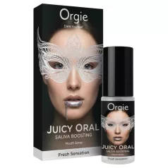   Orgie Juicy Oral - спрей за подсилване на изживяването при целувки и орален секс (15 мл)
