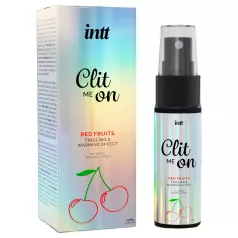   intt Clit Me On - течен вибратор спрей за клитор - червени плодове (12 ml)