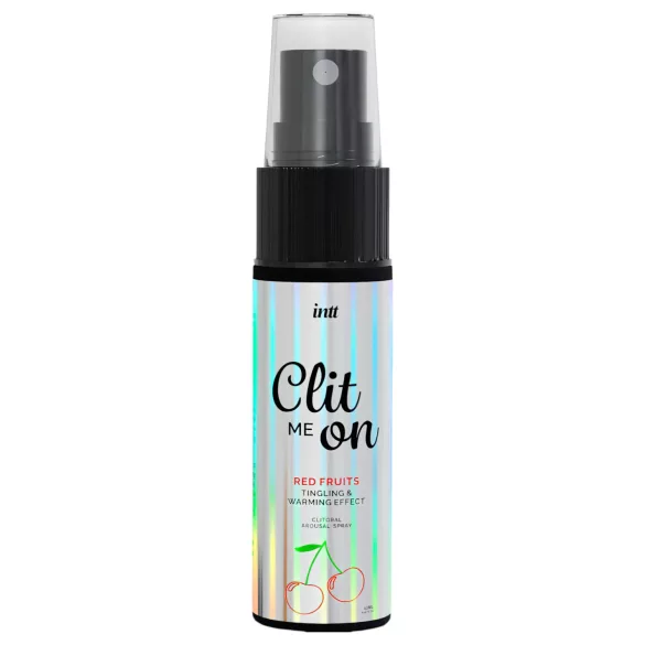 intt Clit Me On - течен вибратор спрей за клитор - червени плодове (12 ml)
