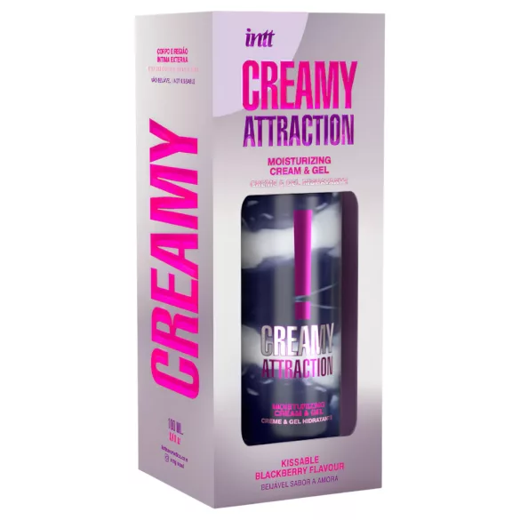 intt Creamy Attraction - целуващ се крем-гел - къпина (100 ml)