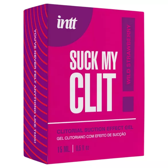 Intt Suck My Clit - гел за стимулация на клитора за жени - ягода (15 мл)