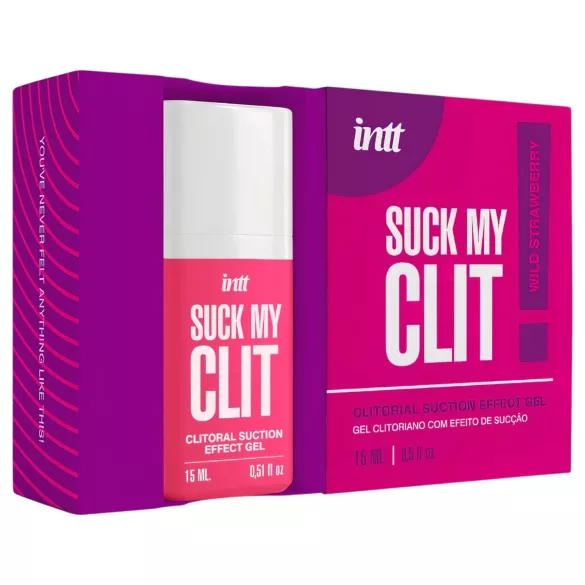 Intt Suck My Clit - гел за стимулация на клитора за жени - ягода (15 мл)