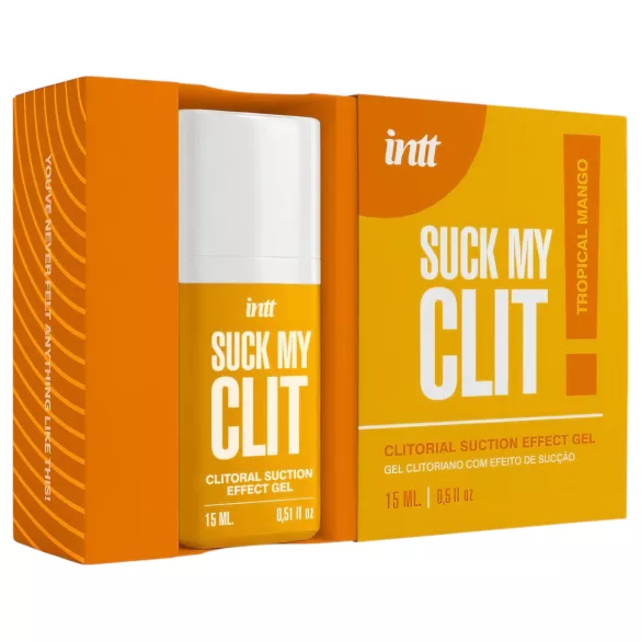 Intt Suck My Clit - гел за стимулация на клитора за жени - манго (15 ml)