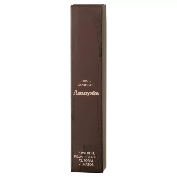 Amaysin - вибратор с акумулаторна батерия тип пръчица (син)