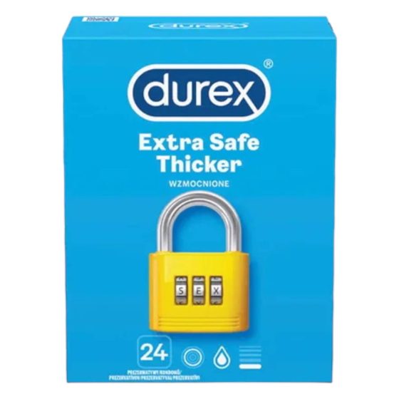 Durex Extra Safe - безопасен презерватив (24 бр.)