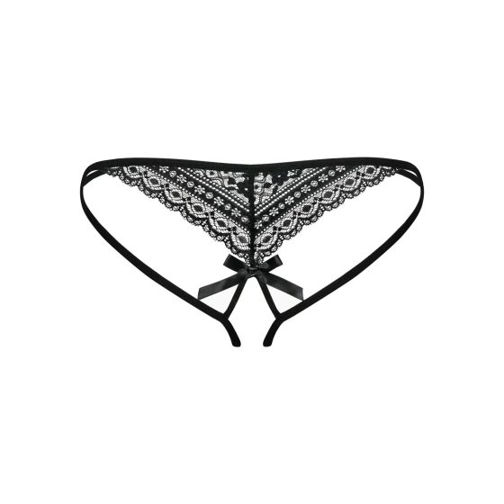 Obsessive Picantina - дамско бельо с двойни презрамки (черно) - L/XL