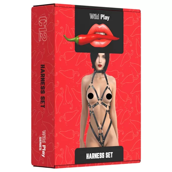 Wild Play - дамско боди - черно
