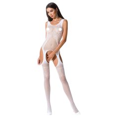   Passion BS061 - цветен мрежест комплект (бял) - S-L