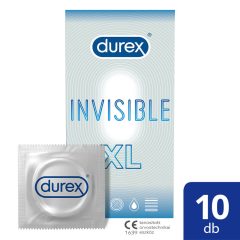   Durex Invisible XL - изключително голям презерватив (10бр.)