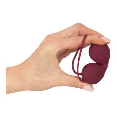   Вътрешна топка силиконова гейзерна топка дуо (бордо) - екологична опаковка