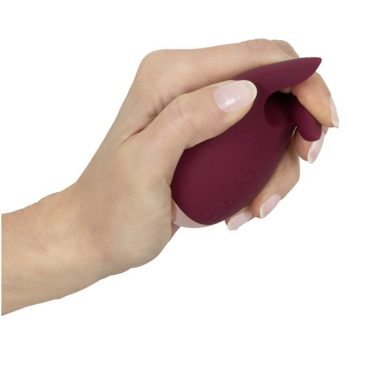 Feel the Magic Shiver - акумулаторни клиторни стимулатори (бордо) - екологична опаковка