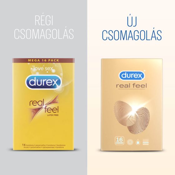 Durex Real Feel - презерватив без латекс (16 бр.)