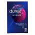 Durex Intense - оребрен и точков презерватив (16 бр.)