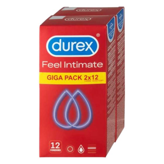 Durex Feel Intimate - тънкостенни презервативи (2x12бр.)