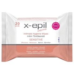   X-Epil Intimo Sensitive - интимни мокри кърпички (20бр)