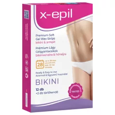   X-Epil - ленти за кола маска 12 бр - бикини/подмишници