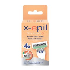   X-Epil Silky Smooth - вложка за бръснене за жени с 4 ножчета (4бр.)