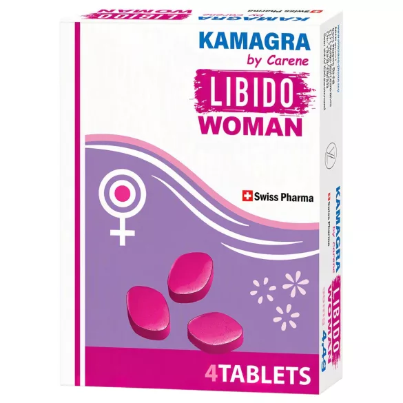 Kamagra by Carene Libido Woman - хранителна добавка таблетки за жени - 4 бр.