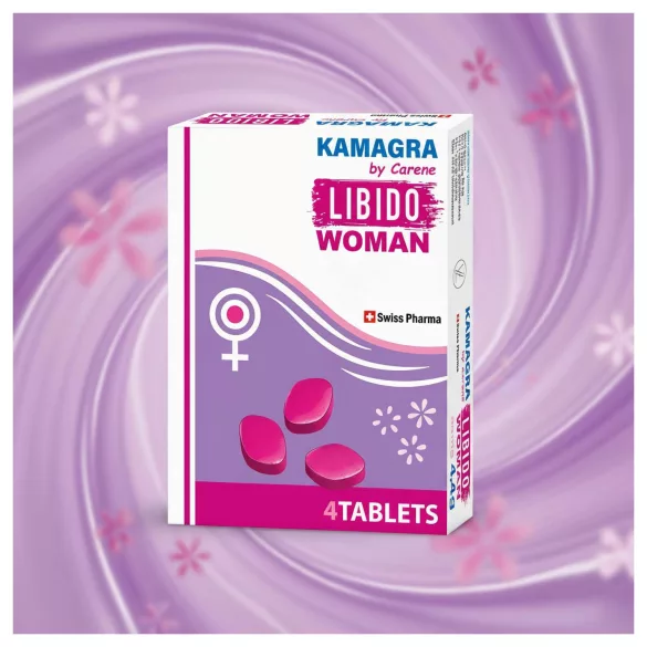 Kamagra by Carene Libido Woman - хранителна добавка таблетки за жени - 4 бр.