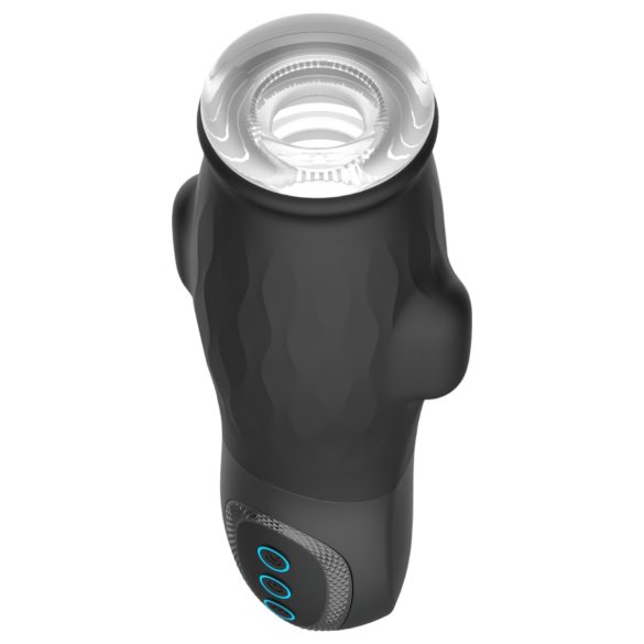 Lonely Anne - акумулаторна вибро-всмукваща мастурбатор (черна)