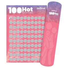   Desirel - 100 секс пози изтриващ се плакат настолна игра (на английски)