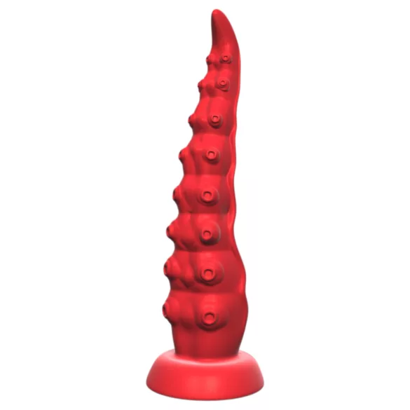 Monster Fuck - вибратор с вендуза и октоподни ръце с дистанционно - червен