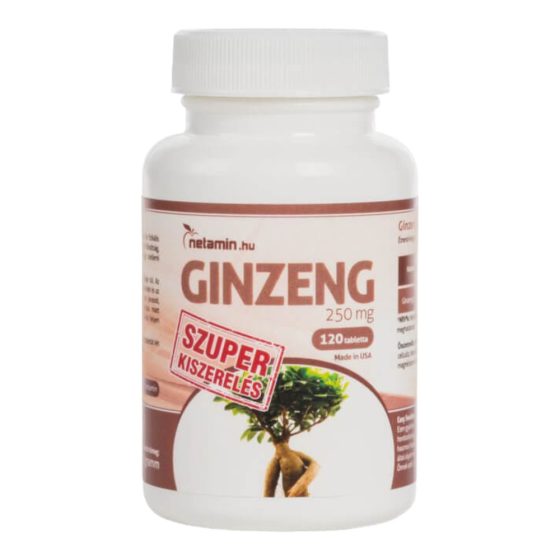 Netamin Ginzeng 250mg - хранителна добавка капсули (40бр.)
