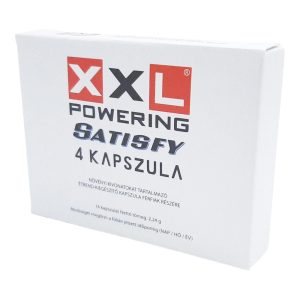 XXL powering Satisfy - силна, хранителна добавка за мъже (4бр.)