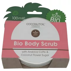   Coconutoil - Био скраб за тяло с кафе и кокосова захар - 100 мл