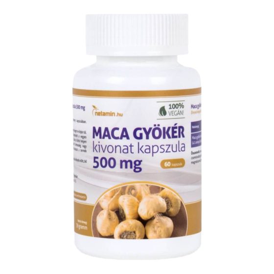 Netamin Maca 500 mg - хранителна добавка капсули (60бр.)