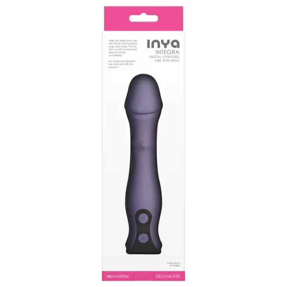 NS Novelties - вибратор с тласъци и въртене - лилав
