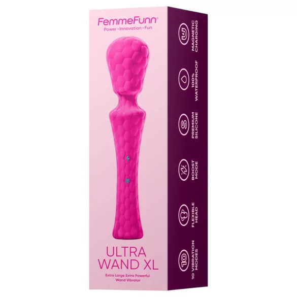 FemmeFunn Ultra Wand XL - вибратор масажор - премиум - розов