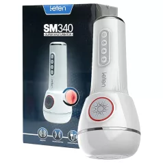   LETEN SM340 - мъжки мастурбатор с вибрация и вакуум, презареждащ се