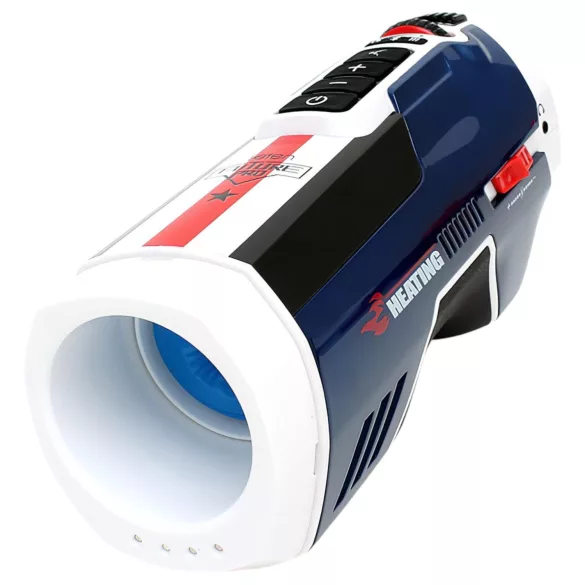 Leten SM Future Pro - мрежест тласкащ, стягащ и затоплящ мастурбатор (син)