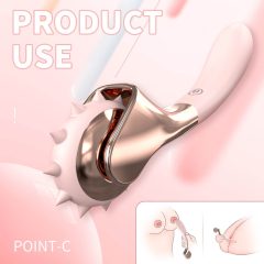   Sex HD - Акумулаторни, водоустойчиви вибратори и махало (розови)