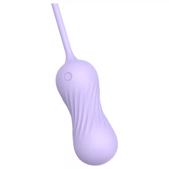 Sex HD Twist Egg - вибриращо яйце с тласкаща функция - лилаво