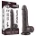 Lovetoy - двойно слоен дилдо с тестиси - 20 см - кафяв