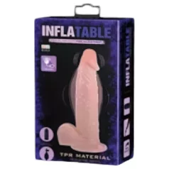   Baile Inflatable - надуваем реалистичен вибратор (телесен)