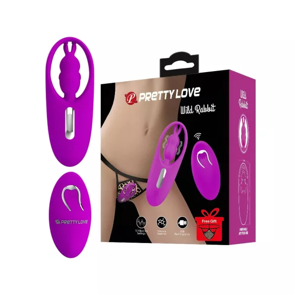 Pretty Love Wild Rabbit - вибратор за клитор заек - розов